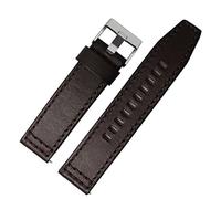 XMKT Uhrenarmband für Fossil JR1354|1487|1424, Retro-Schnellverschluss, echtes Leder, Dieselarmband, schwarz, dunkelbraun, 22 mm, 24 mm, 24mm, Azetat, Kein Edelstein