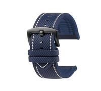 XNJIADVSY 20/21/22/23/24 mm Design-Hybrid-FKM-Uhrenarmband, Unisex-Fluorkautschuk-Uhrenarmband, FPM, weich, kompatibel mit jedem wasserdichten Armband(Smokey Mauve,24mm)