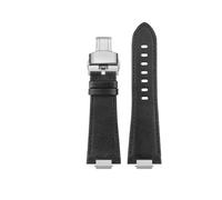 XNJIADVSY Kompatibel mit Tissot PRX Lederarmband for Herren Super Player T137 410..407, Schnellverschlusskette, 26 mm, 12(Bb-A-Black Silver)