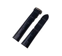 XNJIADVSY Uhrenarmbänder kompatibel mit Omega 18 mm, 19, 20, 22, Faltschließe, in Blau, Schwarz und Braun(Blue,18mm)