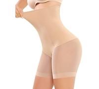 Xnova Bauchweg Unterhose Damen Anti Chafing, Shapewear Panty Shorts Scheuernde Oberschenkel, Hohe Taille Miederpants Atmungsaktive Body Shaper Kurz Leggings (1 Stück hautfarben, XXL)