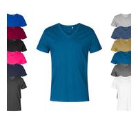 XO1425 X.O by Promodoro Herren V-Neck T-Shirt Kurzarm White L