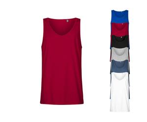 XO1450 X.O by Promodoro Herren Rundhals Tanktop Ärmellos Azur Blue XXL