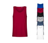 XO1450 X.O by Promodoro Herren Rundhals Tanktop Ärmellos White XS