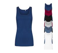 XO1451 X.O by Promodoro Damen Rundhals Tanktop Ärmellos Black M