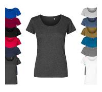 XO1545 X.O by Promodoro Damen T-Shirt Kurzarm Azur Blue L