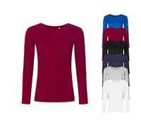 XO1565 X.O by Promodoro Damen Rundhals Langarmshirt White XS