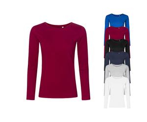 XO1565 X.O by Promodoro Damen Rundhals Langarmshirt White XS