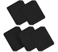 XPEX 20 Stück Aufbügelflicken, 12 * 9Cm Bügelflicken Schwarz, Kleider-Flicken Zum Aufbügeln Für Innen Und Außen Stärkster Kleber Baumwolle Verschiedene Reparatur-Dekorationsset(Schwarz)