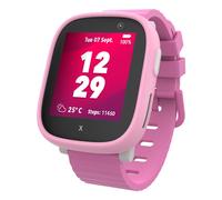 Xplora Digital Smartwatch Rechteckig IP68 4G X6 Play (Schwarz, Pink)