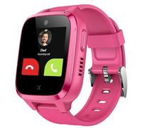 XPLORA Kidzi - Telefon Uhr für Kinder (mit SIM-Karte) 4G, Anrufe, Nachrichten, Schulmodus, SOS-Funktion, GPS, Kamera, Schrittzähler - inkl kostenlosem Tarif-Vertrag für 3 Mon. (ROSA)