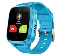 XPLORA Kidzi - Telefon Uhr für Kinder (mit SIM-Karte) 4G, Anrufe, Nachrichten, Schulmodus, SOS-Funktion, GPS, Kamera, Schrittzähler - inkl kostenlosem Tarif-Vertrag für 3 Mon. (BLAU)