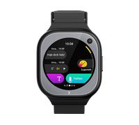 XPLORA X6Pro mit eSIM Kinder Smartwatch Silikon, 60.36-112.96 mm, Schwarz