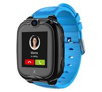 XPLORA XGO 2 - Telefon Uhr für Kinder (mit SIM-Karte) 4G, Anrufe, Nachrichten, Schulmodus, SOS-Funktion, GPS, Kamera, LED-Licht, Schrittzähler - inkl kostenlosem Tarif-Vertrag für 3 Monate (BLAU)