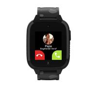 XPLORA XGO3 2. Generation, inkl. Freenet SIM Kinder Smartwatch Silikon, Langer Teil: 112 x 20 mm, kurzer 83 Schwarz