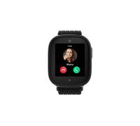 XPLORA Xplora X6 Gen 2 Kindersmartwatch Textilarmband, L 90 - 146 mm / B 22mm x H 3.3 mm, Schwarz