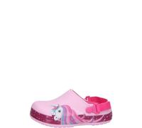 XQ Footwear blinkender Kinder Gartenclog EINHORN rosa 29/30