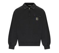 XS CARHARTT WIP DETROIT HALF ZIP SCHWARZES SWEATSHIRT