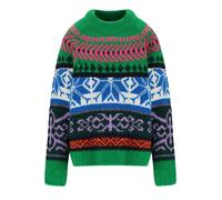 XS ESSENTIEL ANTWERP IRELANDO GRÜNER RUNDHALSPULLOVER