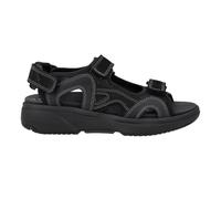Xsensible Bequeme Sandalette mit 3 Klettverschlüssen, Timor, Weite H, Color:schwarz, 11-Deutsch:44