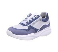 Xsensible Bequemer Edel Sneaker, SWX11, Weite H, Sohle Herausnehmbar, Color:blau, 10-Englisch:9