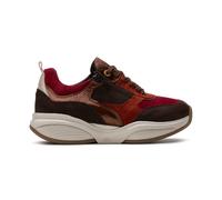 Xsensible Stretchwalker | SWX19 | Dark Brown Combi | Leder | 320042-360 | Damen Komfort Sneakers (Dark Brown Combi, EU Schuhgrößensystem, Erwachsene, Numerisch, Breit, 38)