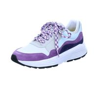 Xsensible Golden Gate Lady Color Combi - sportlicher Schnürschuh - Damenschuhe Bequeme Schnürschuhe, Mehrfarbig, leder (stretchleder) für Damen, lila, Größe 41 EU