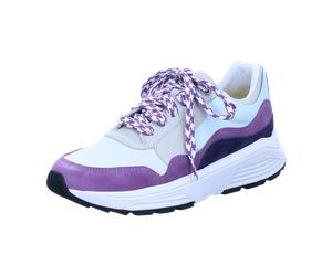 Xsensible Golden Gate Lady Color Combi - sportlicher Schnürschuh - Damenschuhe Bequeme Schnürschuhe, Mehrfarbig, leder (stretchleder) für Damen, lila, Größe 41 EU