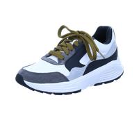 Xsensible Golden Gate Lady Grey Combi (grau) - sportlicher Schnürschuh - Damenschuhe Bequeme Schnürschuhe, Grau, leder (stretchleder) für Damen, grau, Größe 37 EU