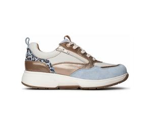 Xsensible Grenoble Light Blue Combi (blau) - sportlicher Schnürschuh - Damenschuhe Bequeme Schnürschuhe, Blau, leder (stretchleder) für Damen, blau, Größe 38 EU