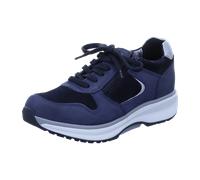 Xsensible New Jersey Navy (blau) - sportlicher Schnürschuh - Damenschuhe Bequeme Schnürschuhe, Blau, leder (stretchleder) für Damen, blau, Größe 38 EU