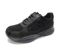 Xsensible Stretchwalker | SWX23 | Black| Stretch-Leder | 325002-001 | Herren Komfort Sneakers (Black, EU Schuhgrößensystem, Erwachsene, Numerisch, Breit, 42.5)