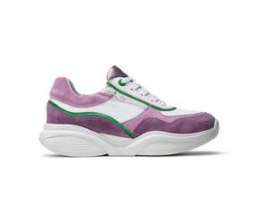 Xsensible SWX11 Lilac Combi - Schnürschuh - Damenschuhe Bequeme Schnürschuhe, Mehrfarbig, leder für Damen, lila, Größe 38 EU