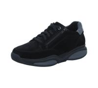 Xsensible SWX20 Black (schwarz) - Sneaker - Herrenschuhe Sneaker / Schnürschuh, Schwarz, leder (stretchleder) für Herren, schwarz, Größe 41 EU / 7,5 UK
