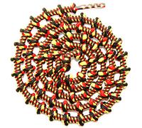 Xtenex Schnürsenkel Sport, Schwarz/Rot/Gold, 75 cm, 0836671007075