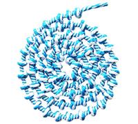 Xtenex Schnürsenkel Sport, Weiß/Türkis, 75 cm, 0836671006337