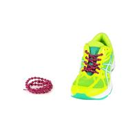 Xtenex Triathlon-Schnürsenkel, Neon Pink/Schwarz, 75 cm