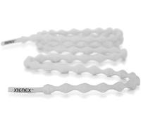 XTENEX® - XH200 (PATENTED) White 30" No Tie Shoe Lace with Tapered Knot
