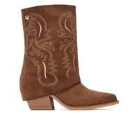 XTI - Cowboystiefel Camper Boots Damen Kamel - Bequeme und vielseitige Schuhe - Casual Mode - Modell 14447002 (Größe 39)