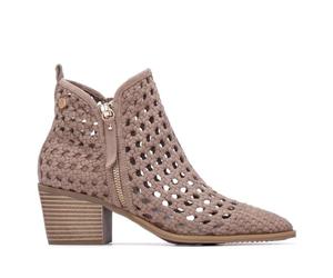 XTI - Cowboystiefel Camper Boots Damen Taupe - Bequeme und vielseitige Schuhe - Casual Mode - Modell 14526702 (Größe 38)