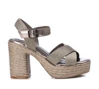 XTI Damen 142741 Keilsandale, Bleifarben, 41 EU