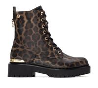 XTI Damen-Stiefel, bequeme und vielseitige Schuhe, Freizeitmode, Leopard Größe 90, 36 EU