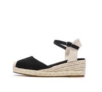 XTI - Espadrilles Damen Schwarz - Bequeme und vielseitige Schuhe - Casual Mode - Modell 14410404 (Größe 40)
