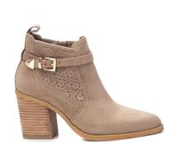 XTI - Freizeitstiefeletten Damen Taupe - Bequeme und vielseitige Schuhe - Casual Mode - Modell 14388303 (Größe 40)