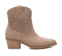 XTI - Freizeitstiefeletten Damen Taupe - Bequeme und vielseitige Schuhe - Casual Mode - Modell 14388503 (Größe 38)