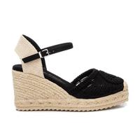 XTI - Keilsandalen Damen Schwarz - Bequeme und vielseitige Schuhe - Casual Mode - Modell 14384503 (Größe 38)