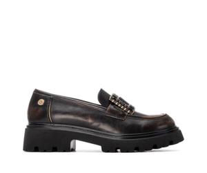 XTI - Mokassins Damen Bronze - Bequeme und vielseitige Schuhe - Casual Mode - Modell 14442901 (Größe 38)
