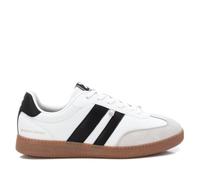 XTI Niedrige Herren-Sneaker, Grün mit schwarzen Details, lässige Sneaker mit Schnürung, 143486, weiß, 41 EU