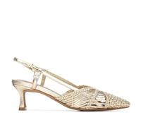XTI - Salonschuhe Damen Gold - Bequeme und vielseitige Schuhe - Casual Mode - Modell 14530101 (Größe 39)