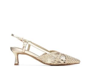XTI - Salonschuhe Damen Gold - Bequeme und vielseitige Schuhe - Casual Mode - Modell 14530101 (Größe 41)